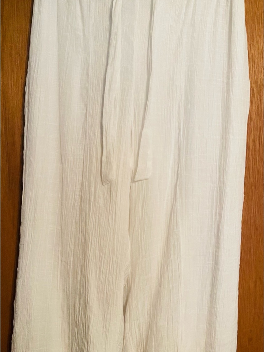 Thalia Sodi Cream Wide-Leg Capris